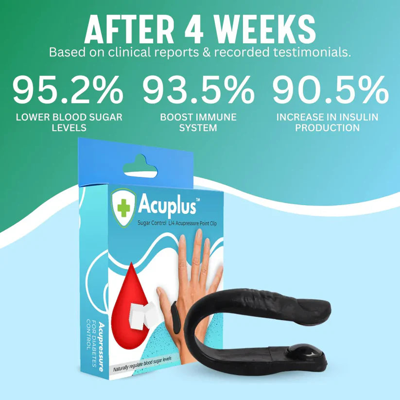 SUGAR CONTROL LI4 ACUPRESSURE POINT CLIP(Buy 1 Get 2 Free🔥) 4.9 ⭐⭐⭐⭐⭐ 77,373 REVIEWS