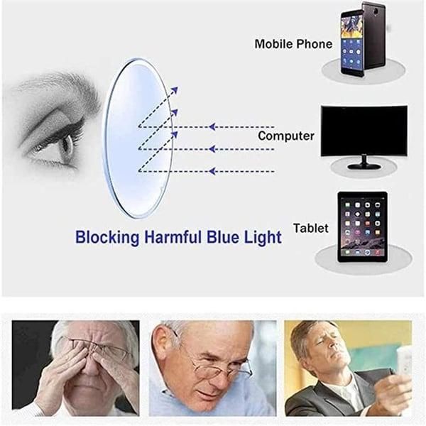 Anti-blue Progressive Far And Near Dual-Use Reading Glasses