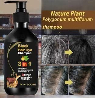 3-IN-1 BLACK HAIR DYE SHAMPOO (AYURVEDIC NO SIDE EFFECT)