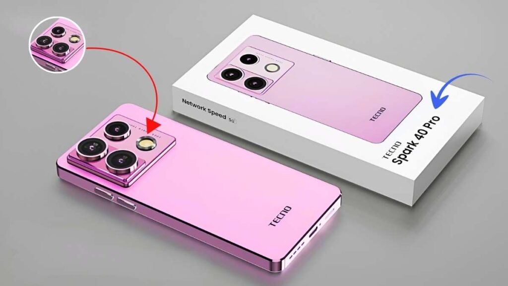Tecno Spark 40 Pro 5G con Dimensity 9000 16GB RAM y Batería de 6000mAh